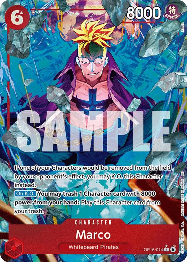 Marco [Alternate Art] OP16-014 One Piece Card Game