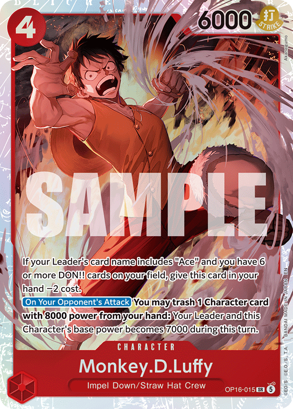 Monkey.D.Luffy OP16-015 One Piece Card Game