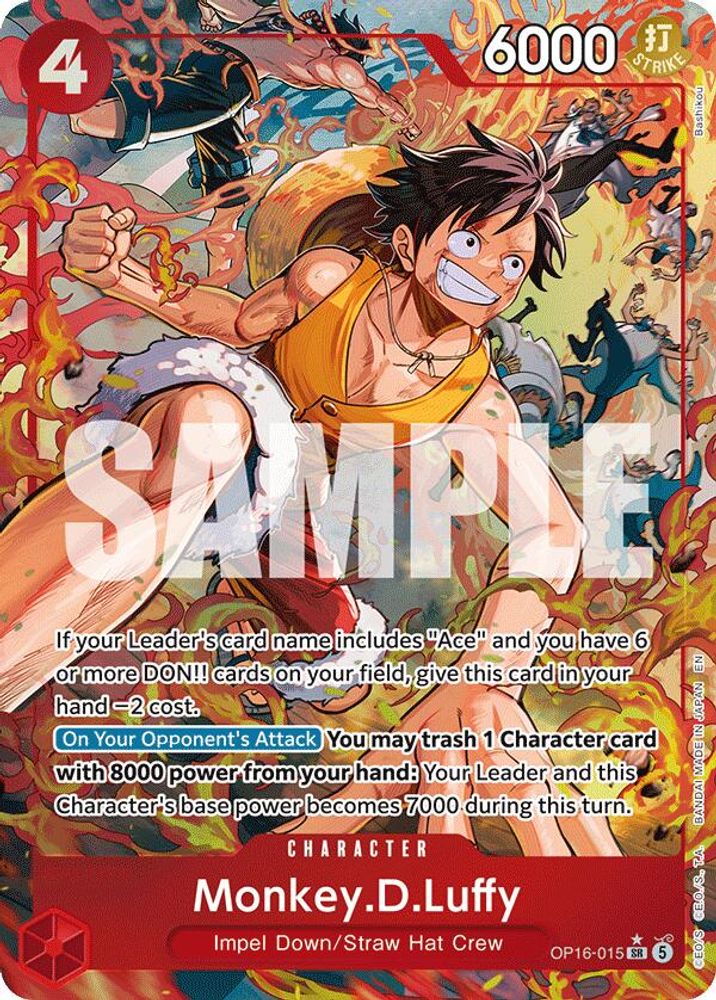 Monkey.D.Luffy [Alternate Art] OP16-015 One Piece Card Game