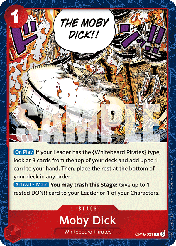 Moby Dick OP16-021 One Piece Card Game