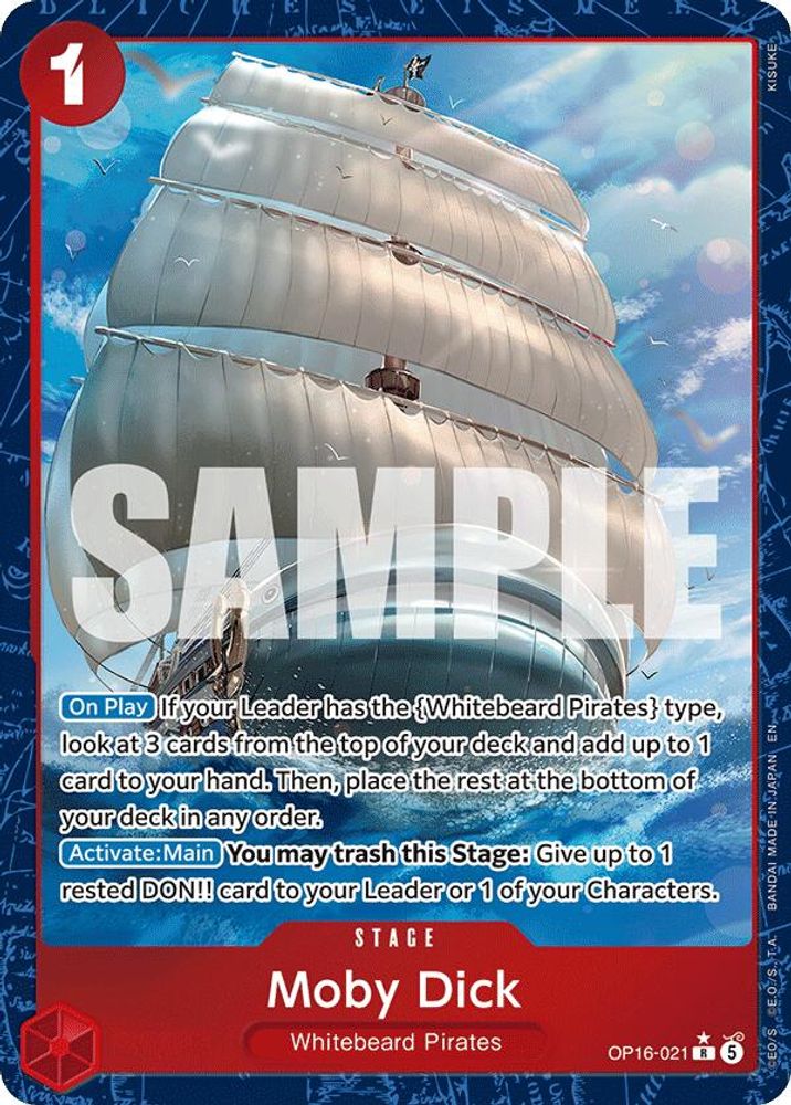 Moby Dick [Alternate Art] OP16-021 One Piece Card Game