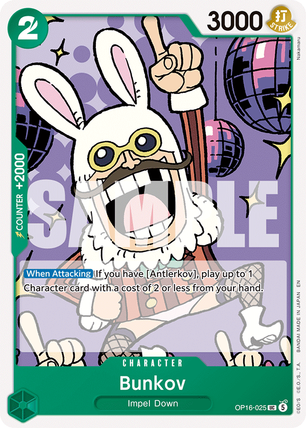 Bunkov OP16-025 One Piece Card Game