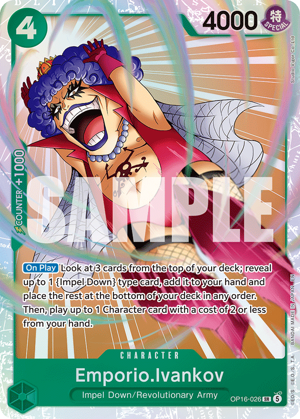 Emporio.Ivankov OP16-026 One Piece Card Game