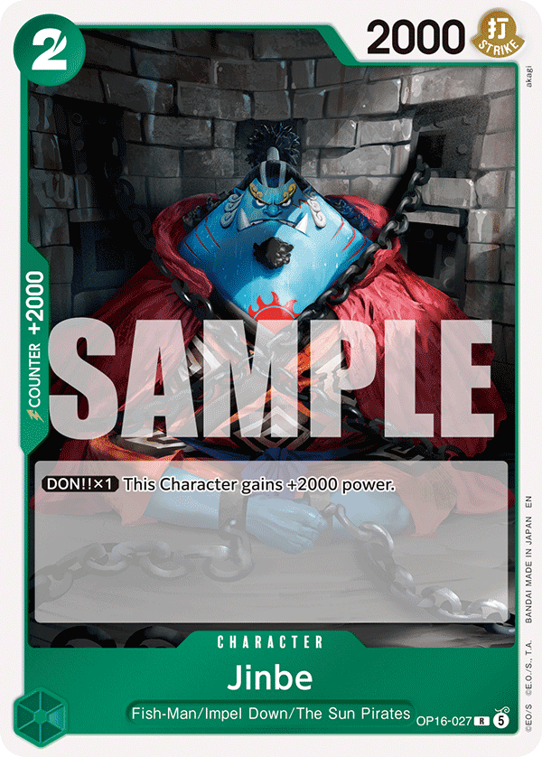 Jinbe OP16-027 One Piece Card Game