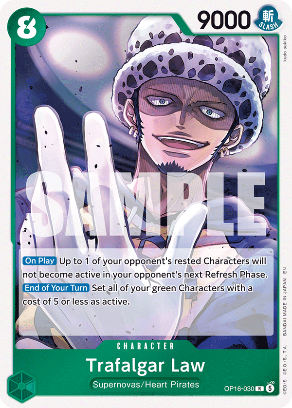 Trafalgar Law OP16-030 One Piece Card Game