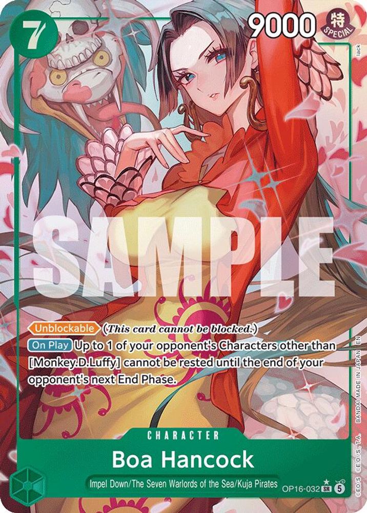 Boa Hancock [Alternate Art] OP16-032 One Piece Card Game