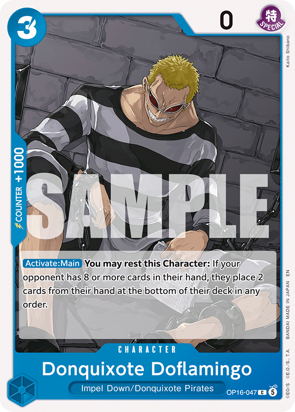 Donquixote Doflamingo OP16-047 One Piece Card Game