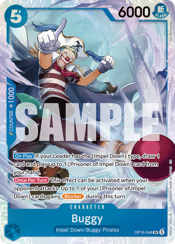 Buggy OP16-048 One Piece Card Game