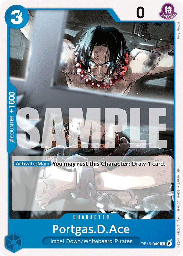 Portgas.D.Ace OP16-049 One Piece Card Game