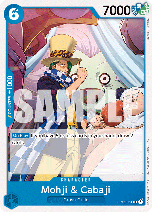 Mohji &amp; Cabaji OP16-051 One Piece Card Game
