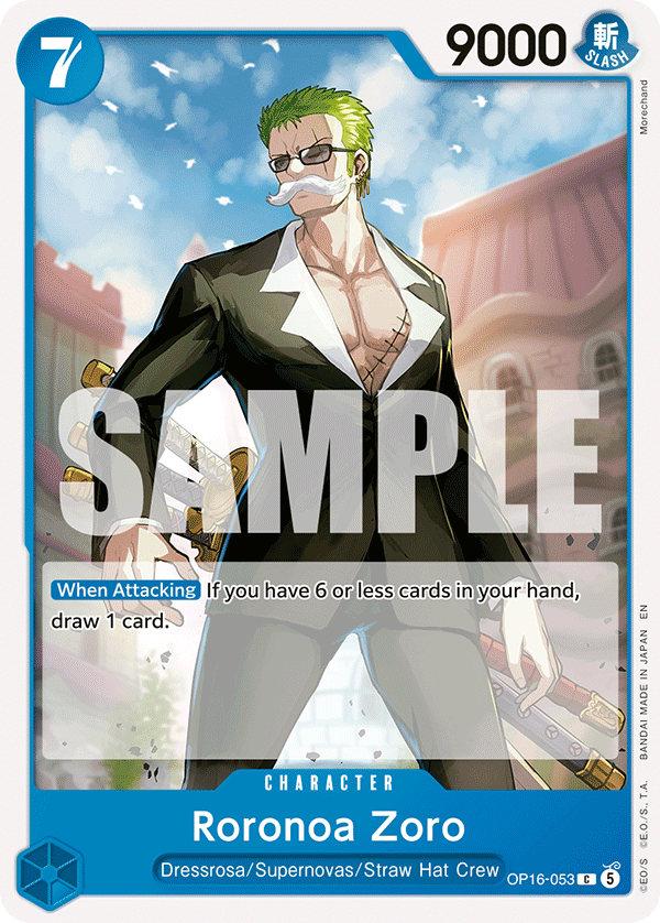 Roronoa Zoro OP16-053 One Piece Card Game