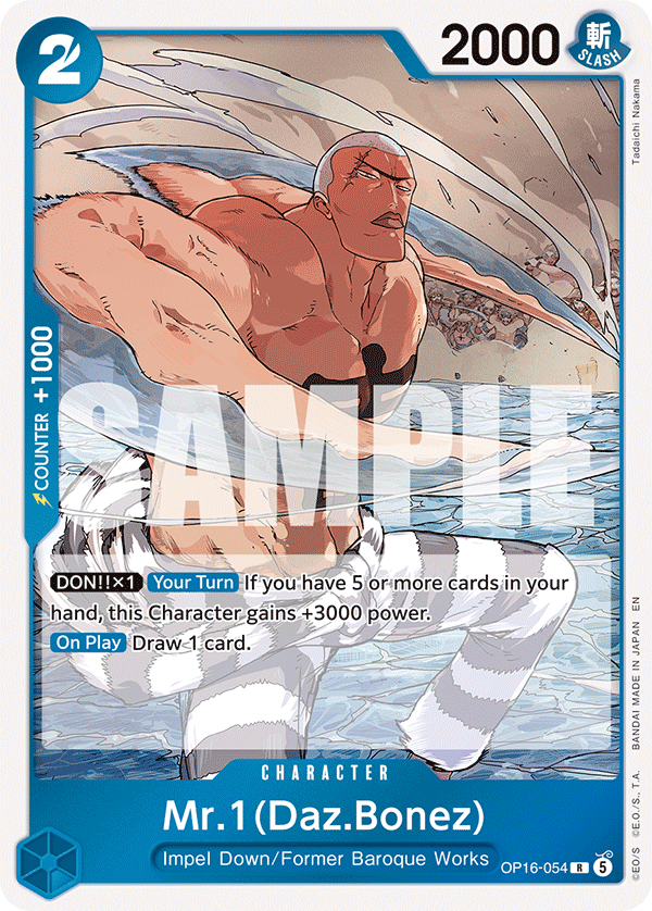 Mr.1(Daz.Bonez) OP16-054 One Piece Card Game