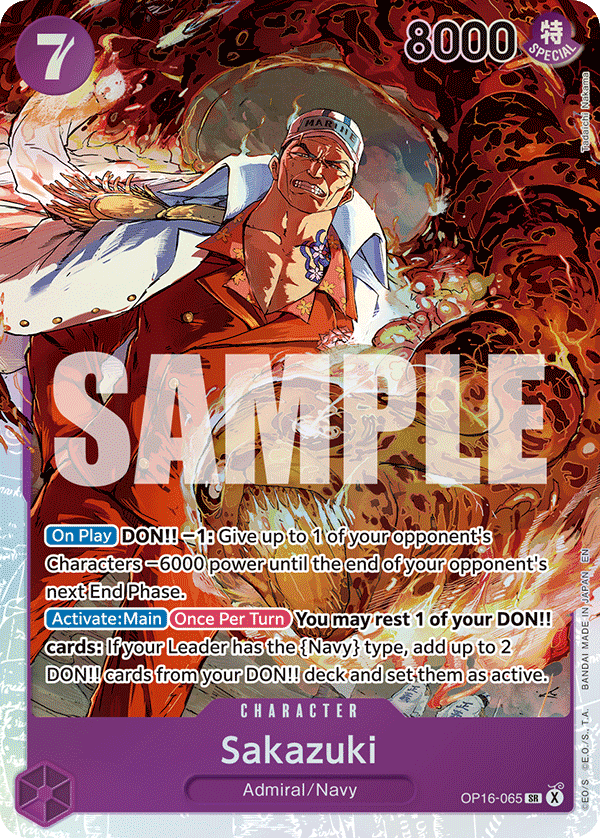 Sakazuki [Manga] JP OP16-065 One Piece Card Game