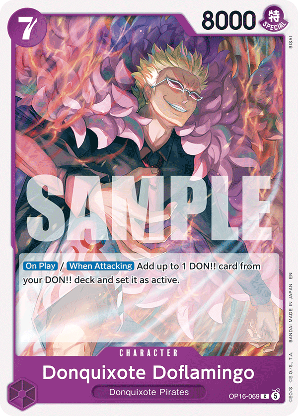Donquixote Doflamingo OP16-069 One Piece Card Game