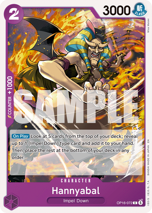 Hannyabal OP16-072 One Piece Card Game