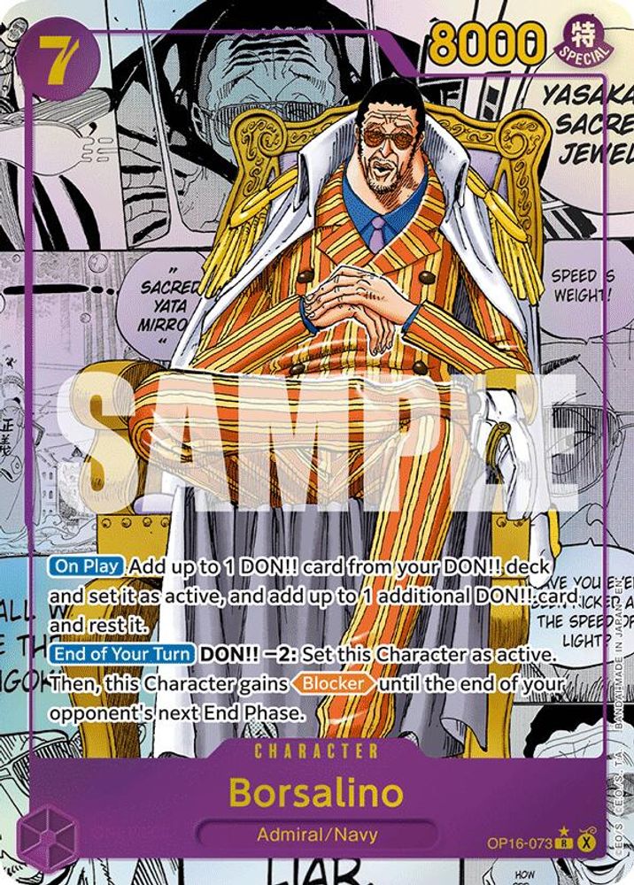 Borsalino [Manga] OP16-073 One Piece Card Game