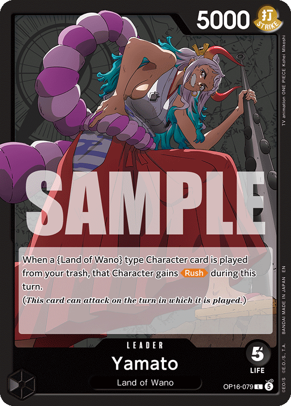Yamato [Alternate Art] JP OP16-079 One Piece Card Game