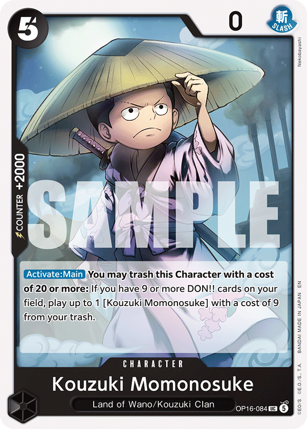 Kouzuki Momonosuke OP16-084 One Piece Card Game
