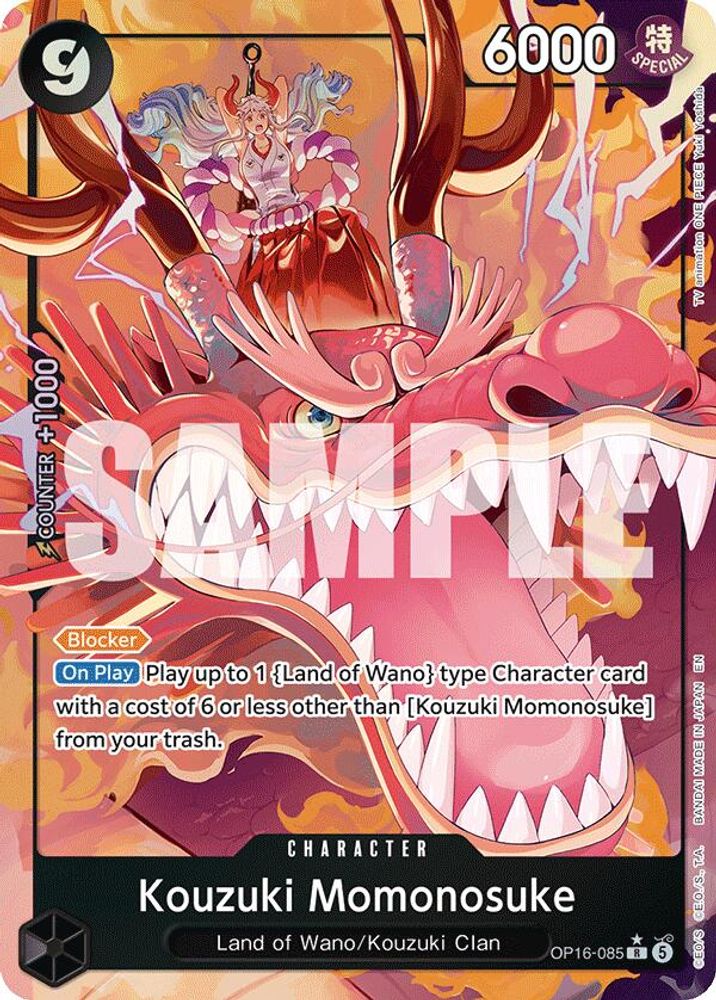 Kouzuki Momonosuke [Alternate Art] OP16-085 One Piece Card Game