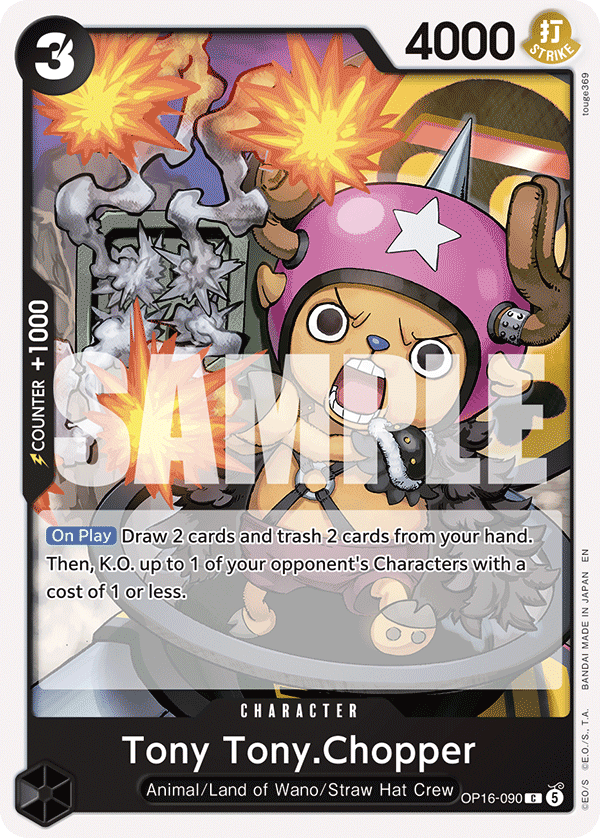 Tony Tony.Chopper OP16-090 One Piece Card Game
