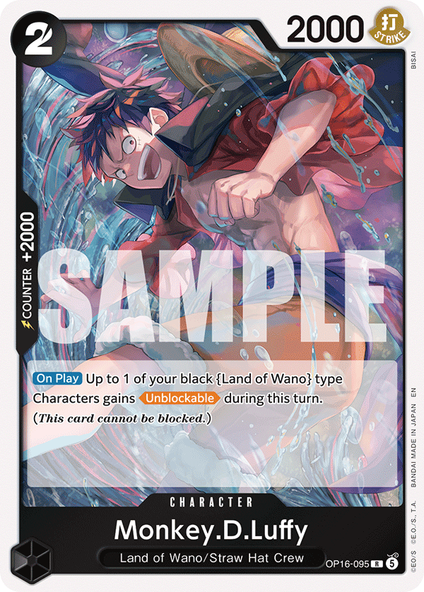 Monkey.D.Luffy OP16-095 One Piece Card Game