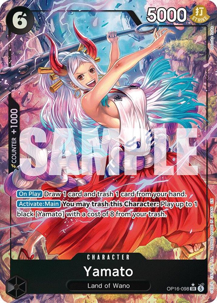 Yamato [Alternate Art] OP16-098 One Piece Card Game