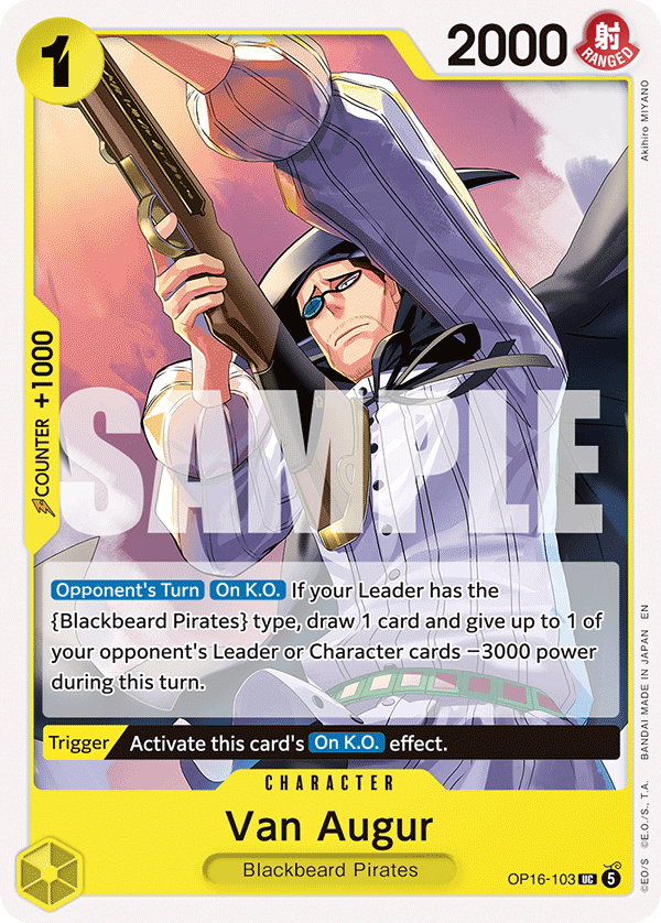 Van Augur OP16-103 One Piece Card Game