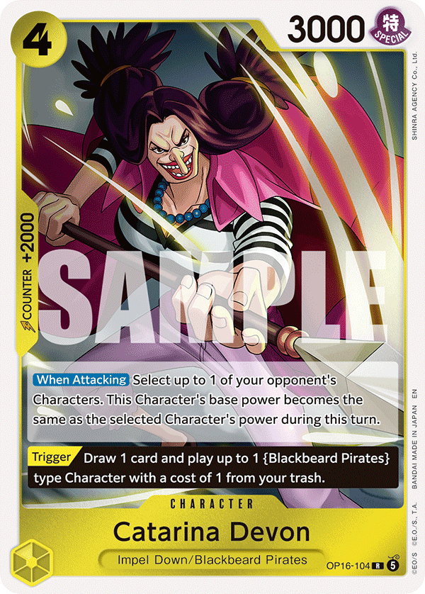 Catarina Devon OP16-104 One Piece Card Game
