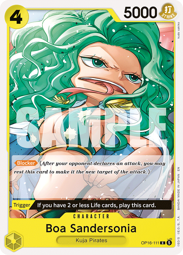 Boa Sandersonia OP16-111 One Piece Card Game