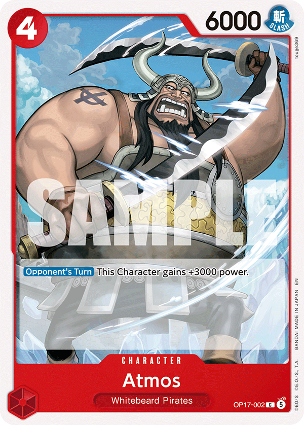 Atmos OP17-002 One Piece Card Game