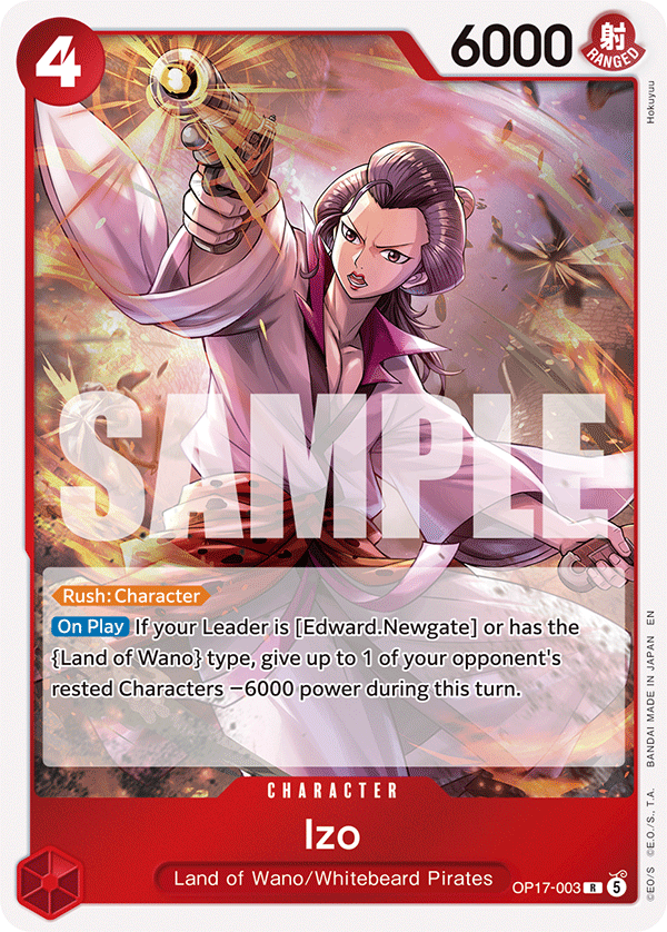Izo OP17-003 One Piece Card Game