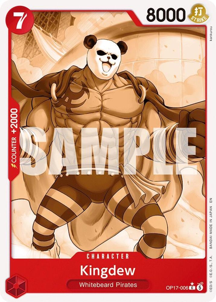 Kingdew [Pandaman Art] OP17-006 One Piece Card Game