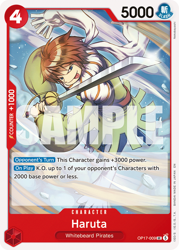 Haruta OP17-009 One Piece Card Game
