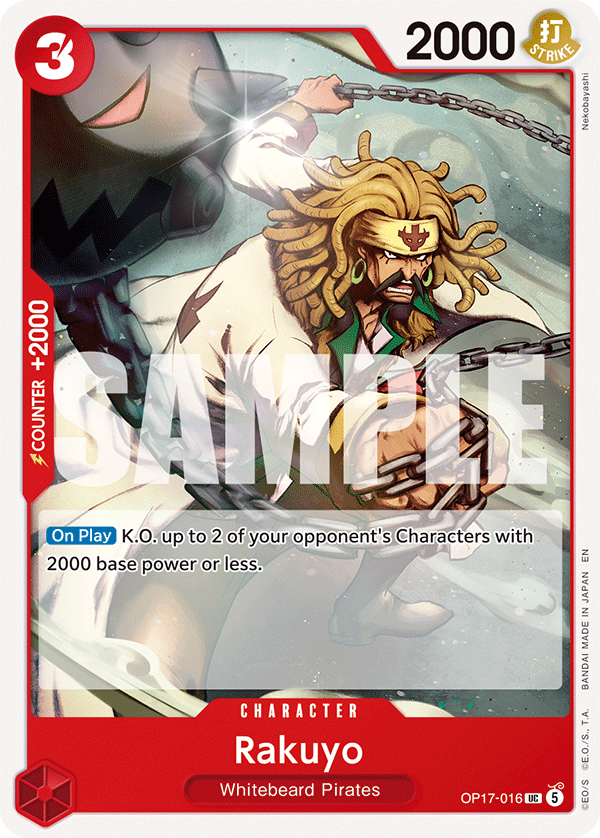 Rakuyo OP17-016 One Piece Card Game