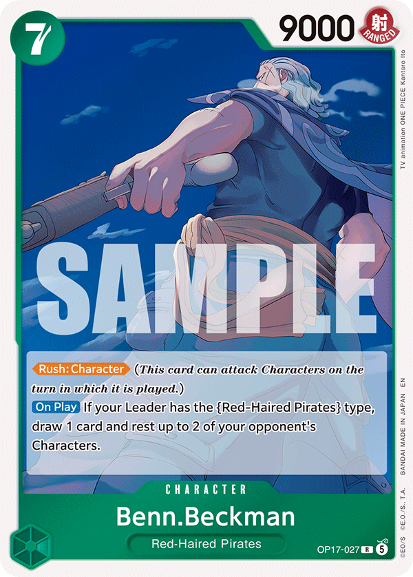 Benn.Beckman OP17-027 One Piece Card Game