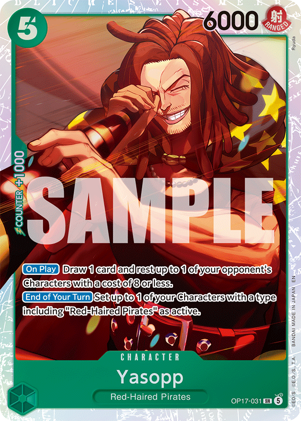 Yasopp OP17-031 One Piece Card Game