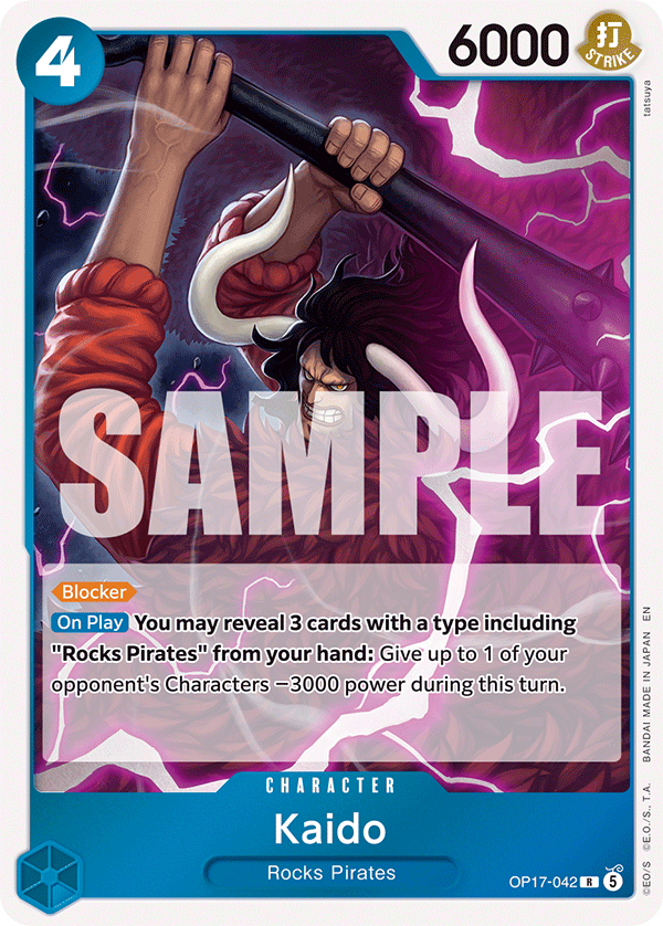 Kaido OP17-042 One Piece Card Game