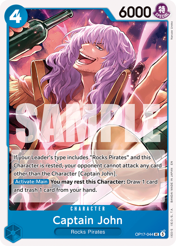 Captain John OP17-044 One Piece Card Game