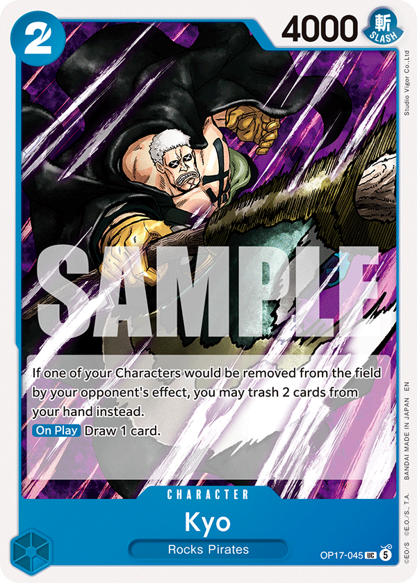 Kyo [Pandaman Art] JP OP17-045 One Piece Card Game