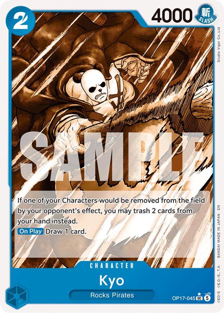 Kyo [Pandaman Art] OP17-045 One Piece Card Game