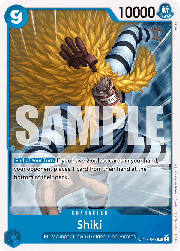 Shiki OP17-047 One Piece Card Game
