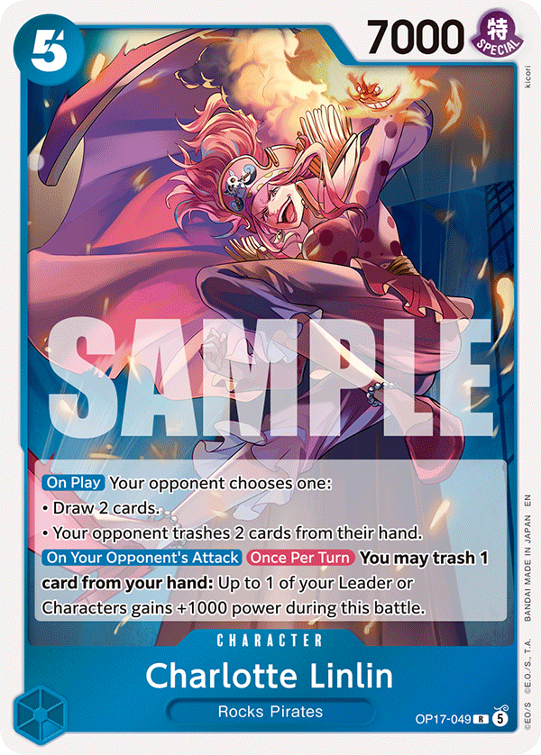 Charlotte Linlin [Alternate Art] JP OP17-049 One Piece Card Game