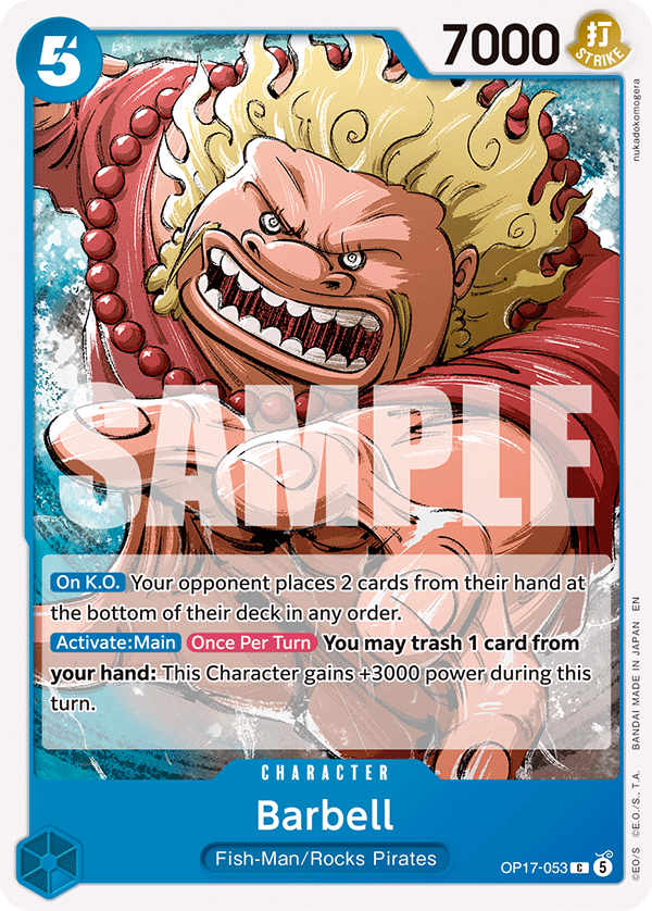 Barbell OP17-053 One Piece Card Game