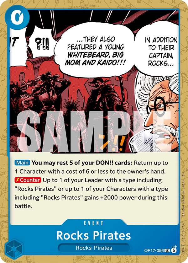Rocks Pirates OP17-056 One Piece Card Game