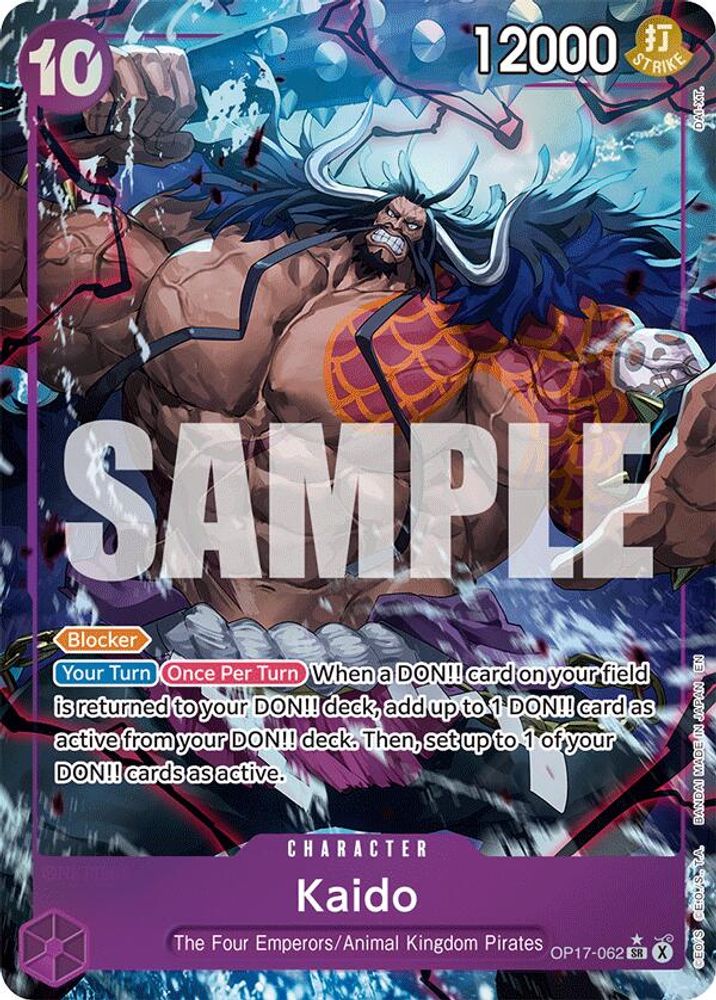 Kaido [Alternate Art] OP17-062 One Piece Card Game