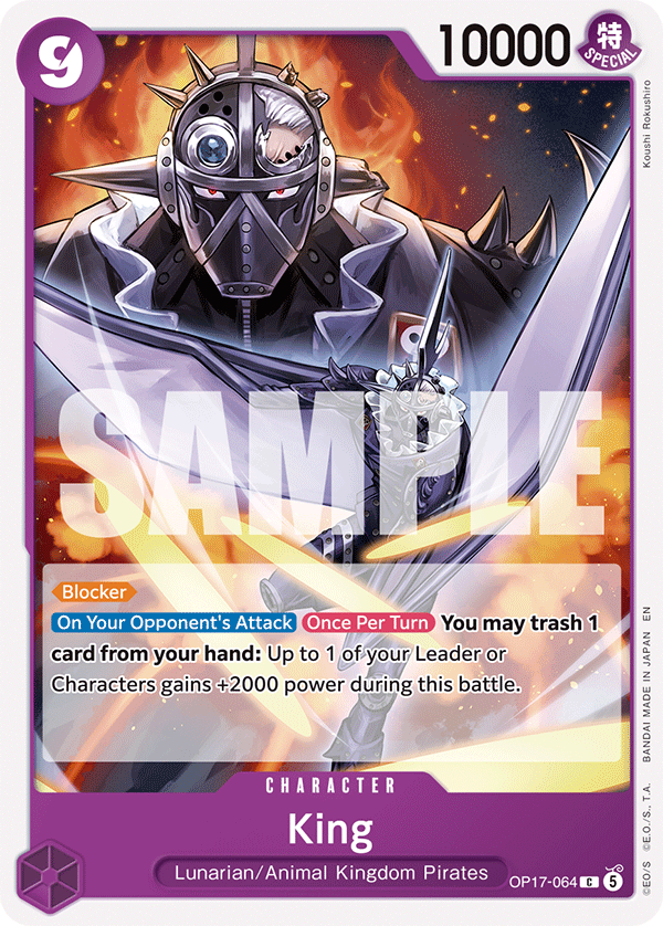 King OP17-064 One Piece Card Game