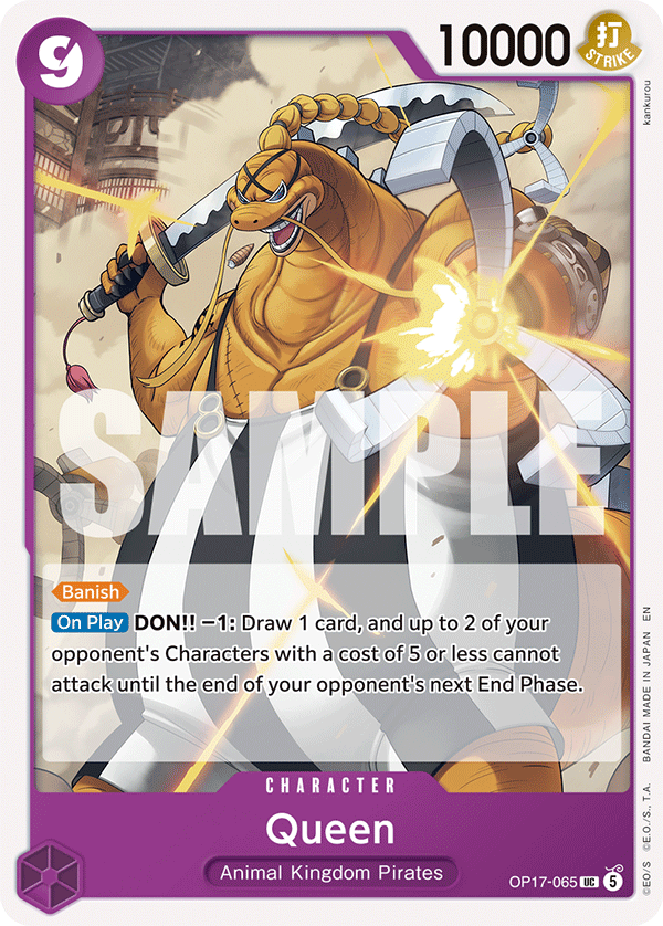 Queen OP17-065 One Piece Card Game