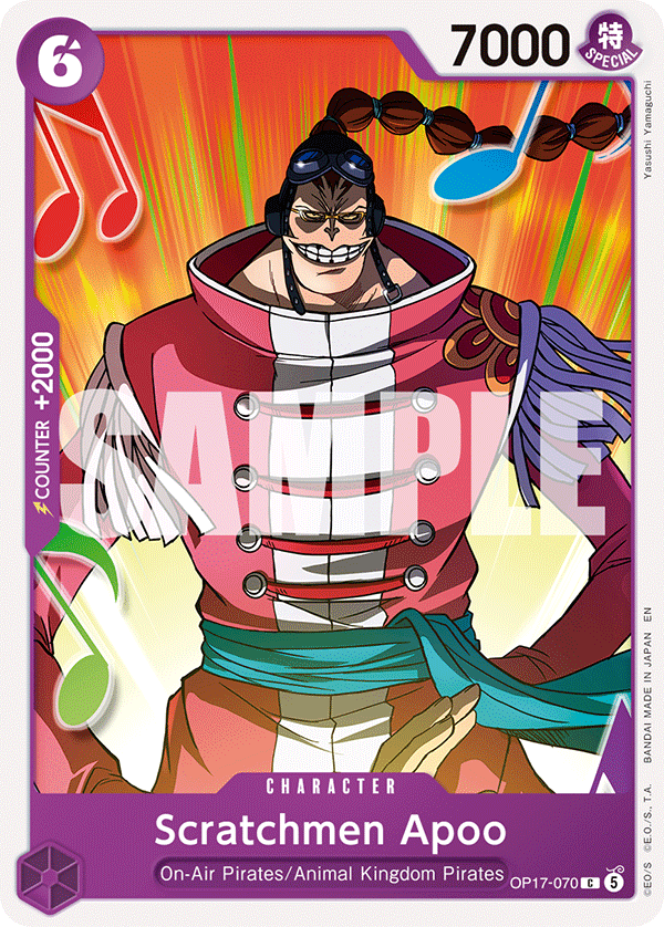 Scratchmen Apoo OP17-070 One Piece Card Game
