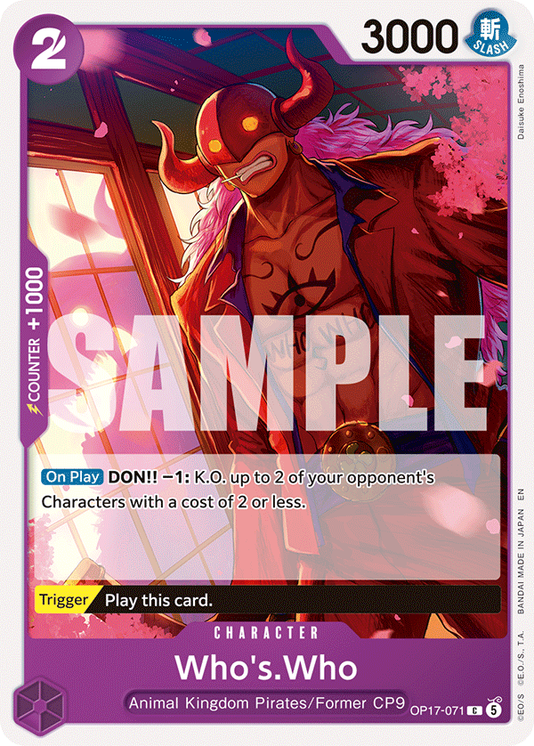 Who's.Who OP17-071 One Piece Card Game