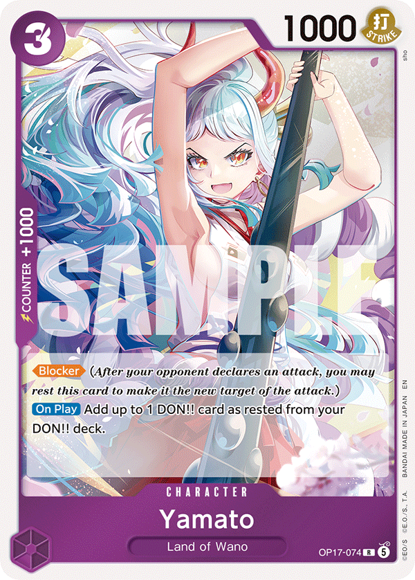 Yamato OP17-074 One Piece Card Game